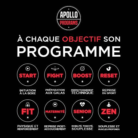L'Apollo sort ses programmes sportifs concentrés pour progresser rapidement !